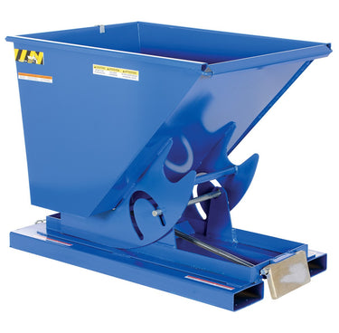 1/2 Cubic Yard Self-Dumping Steel Hopper w/Bump Release & 6,000-lbs Capacity